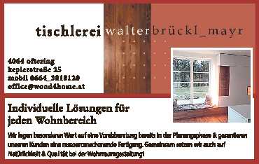 Tischlerei Walter Brückl-Mayr